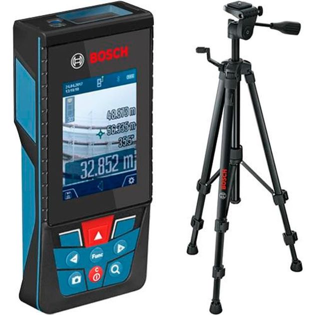 Лазерный дальномер BOSCH GLM 120 C + BT 150 (0601072F01), фото  | SNABZHENIE.com.ua