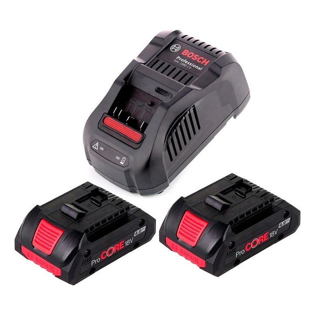 Набор Li-Ion батарей 4.0Ah и ЗУ 2x ProCORE18V BOSCH (1600A016GF), фото , изображение 2 | SNABZHENIE.com.ua Набор Li-Ion батарей 4.0Ah и ЗУ 2x ProCORE18V BOSCH (1600A016GF), фото , изображение 2 | SNABZHENIE.com.ua