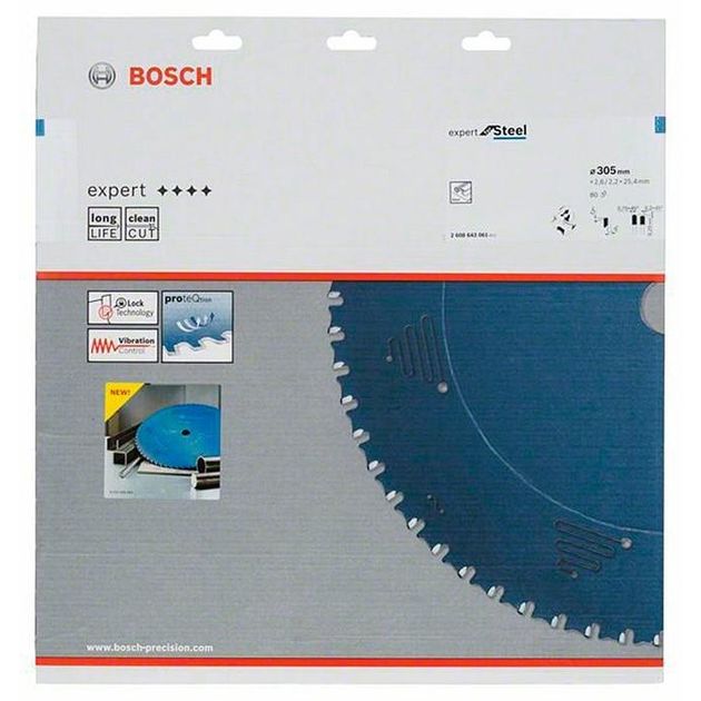 Пильный диск BOSCH 305x25,4 80 Expert for Steel (2608643061), фото , изображение 8 | SNABZHENIE.com.ua Пильный диск BOSCH 305x25,4 80 Expert for Steel (2608643061), фото , изображение 8 | SNABZHENIE.com.ua