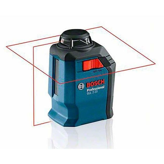 Лазерний нивелір GLL 2-20 + BM3 + кейс BOSCH, фото , зображення 2 | SNABZHENIE.com.ua