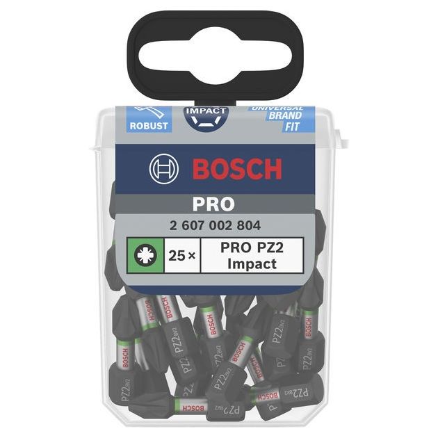 Бита PZ2 25 мм Impact Control TicTac 25шт BOSCH (2607002804), фото  | SNABZHENIE.com.ua