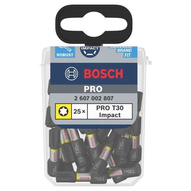 Бита T30, 25 мм, Impact Control TicTac, 25 шт, BOSCH, фото  | SNABZHENIE.com.ua