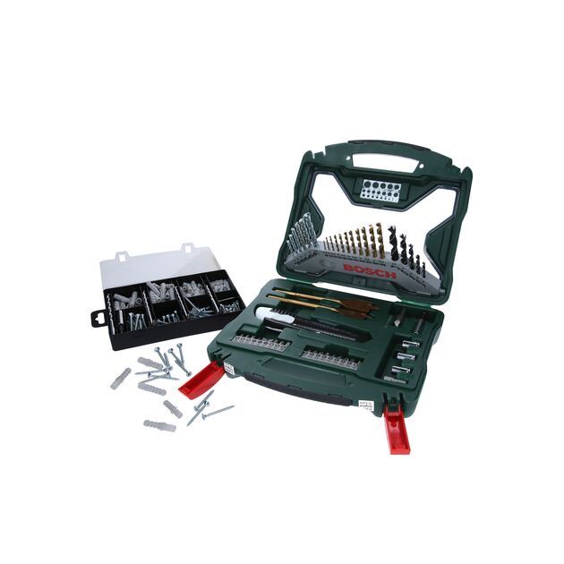 Набор крепежа X-Line 50 Titanium 173 шт. BOSCH (2607017523), фото  | SNABZHENIE.com.ua
