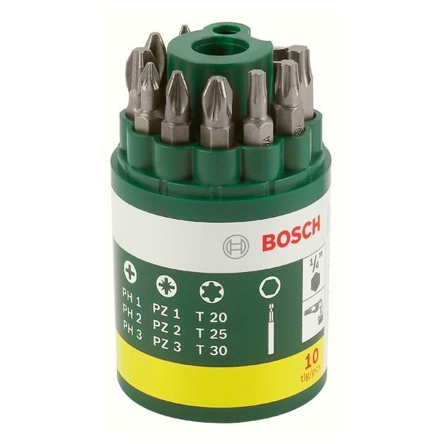 Набор бит PH/PZ/T 25 мм + держатель, 9 шт, BOSCH (2607019452), фото  | SNABZHENIE.com.ua