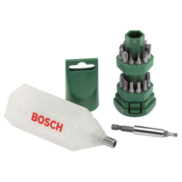 Набор бит BOSCH 25шт с держателем (2607019503), фото  | SNABZHENIE.com.ua