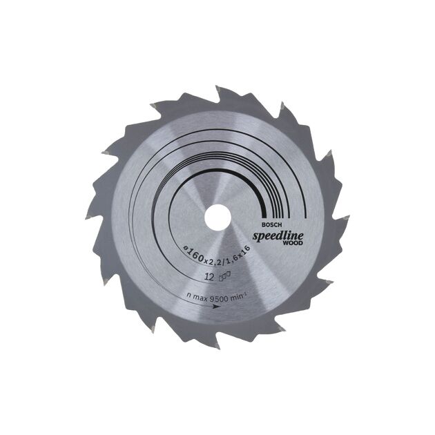 Пильный диск 160x16 12T SPEEDLINE BOSCH (2608640784), фото  | SNABZHENIE.com.ua
