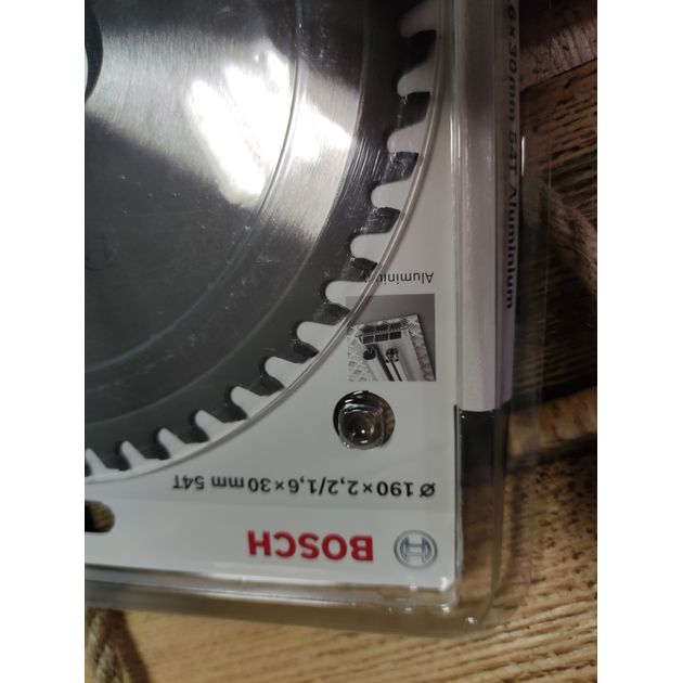 Пильный диск 190 x 20 мм, 54 T по алюминию BOSCH ECO Aluminium, фото , изображение 7 | SNABZHENIE.com.ua Пильный диск 190 x 20 мм, 54 T по алюминию BOSCH ECO Aluminium, фото , изображение 7 | SNABZHENIE.com.ua