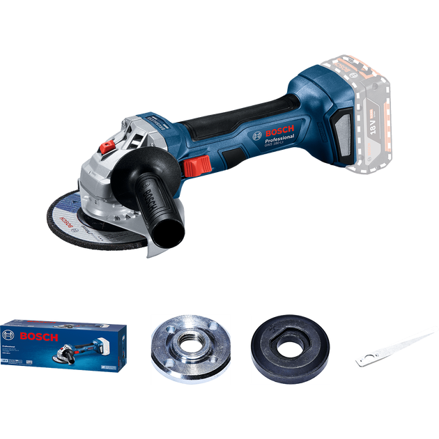 Угловая шлифмашина Bosch GWS 180-LI 18 В, Li-ion, фото , изображение 8 | SNABZHENIE.com.ua Угловая шлифмашина Bosch GWS 180-LI 18 В, Li-ion, фото , изображение 8 | SNABZHENIE.com.ua