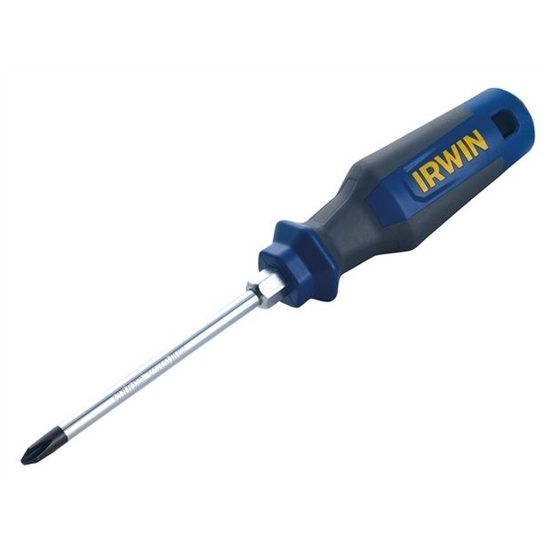 Отвёртка Pro Comfort PZ №2 x 250мм с шестигранной шейкой IRWIN, фото  | SNABZHENIE.com.ua