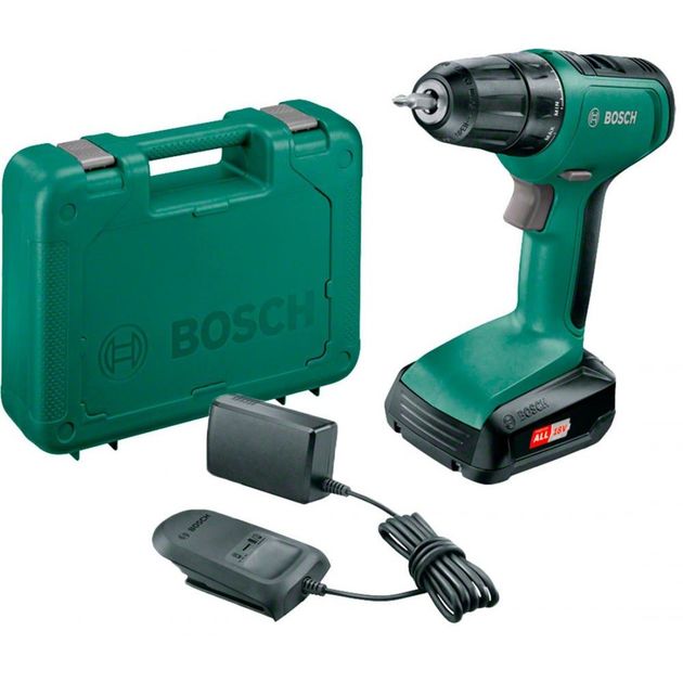 Дрель-шуруповерт Li-Ion 18 В UniversalDrill18, кейс BOSCH, фото  | SNABZHENIE.com.ua