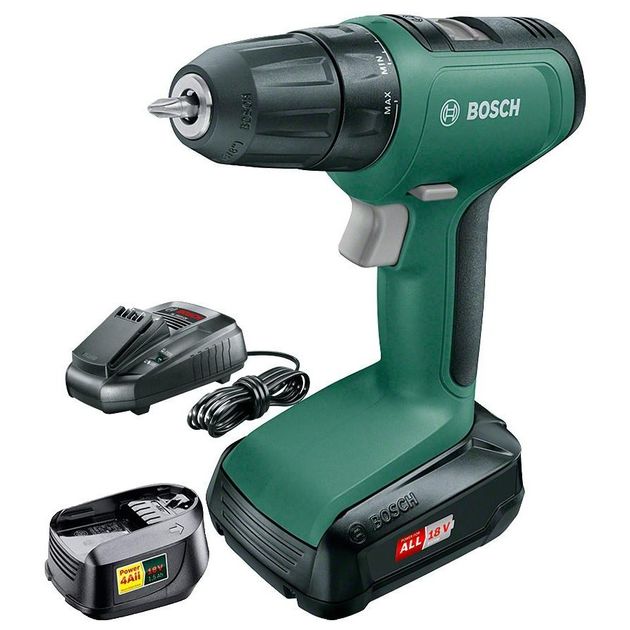 Дрель-шуруповерт BOSCH UniversalDrill 18 В (2 акк.), фото  | SNABZHENIE.com.ua