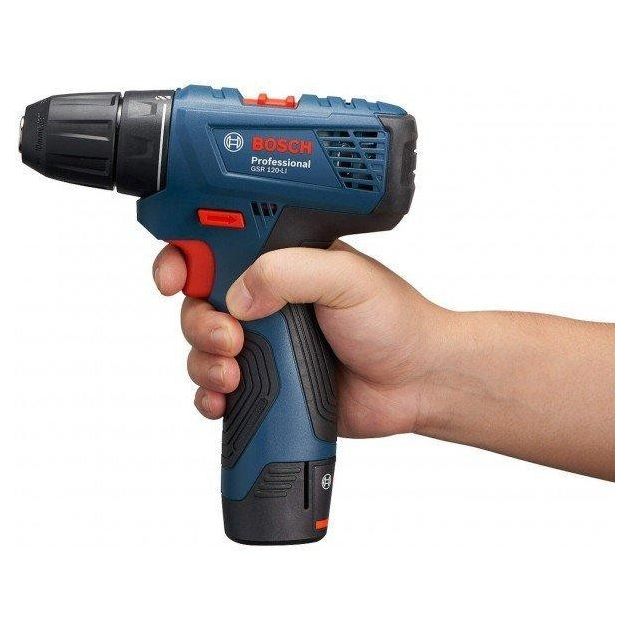 Дрель-шуруповерт BOSCH Li-Ion 12 В GSR 120 LI (2,0 Аh), фото , изображение 2 | SNABZHENIE.com.ua Дрель-шуруповерт BOSCH Li-Ion 12 В GSR 120 LI (2,0 Аh), фото , изображение 2 | SNABZHENIE.com.ua
