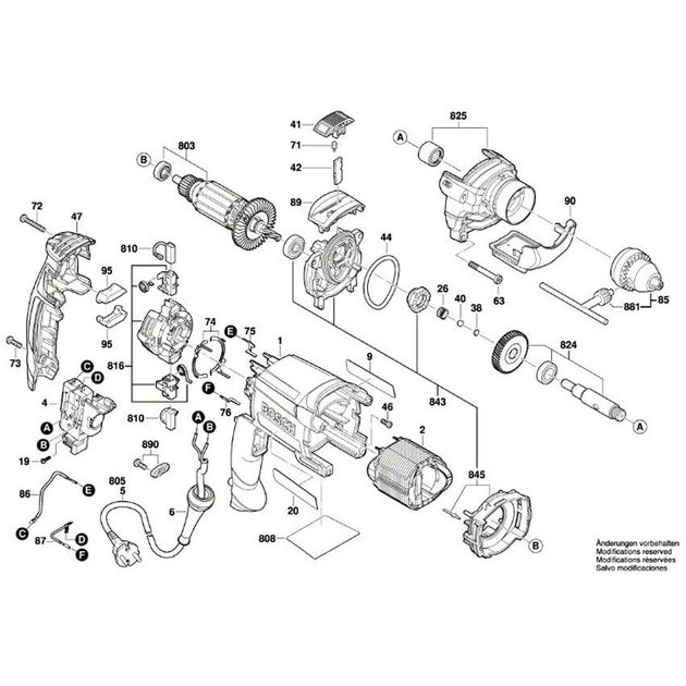 Дрель ударна GSB 16 RE + набір оснастки в ПОДАРОК! BOSCH (0615990L2N), фото , зображення 3 | SNABZHENIE.com.ua Дрель ударна GSB 16 RE + набір оснастки в ПОДАРОК! BOSCH (0615990L2N), фото , зображення 3 | SNABZHENIE.com.ua