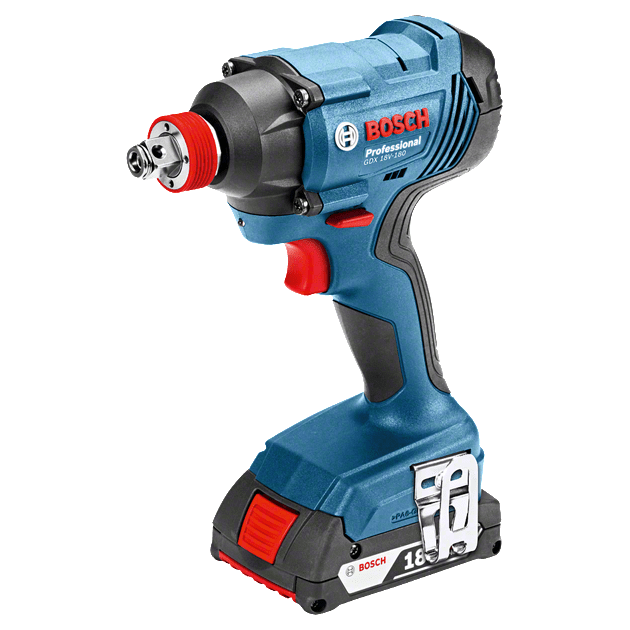 Ударный гайковерт BOSCH GSR 180 LI + GDX 180 LI, 18 В, Li-Ion, фото , изображение 2 | SNABZHENIE.com.ua