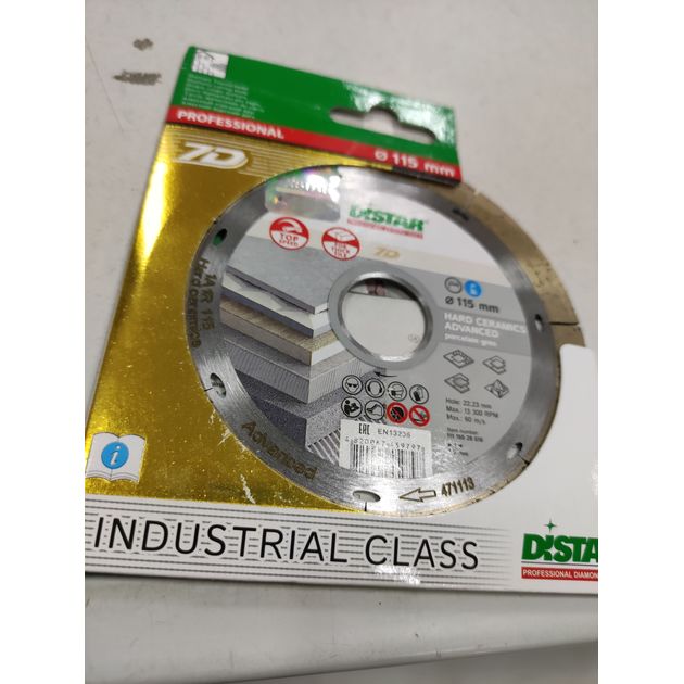 Алмазний диск DISTAR 115 x 1,6/1,2 x 10 x 22,23 для твердих керамічних матеріалів Advanced (11115528010), фото , зображення 20 | SNABZHENIE.com.ua Алмазний диск DISTAR 115 x 1,6/1,2 x 10 x 22,23 для твердих керамічних матеріалів Advanced (11115528010), фото , зображення 20 | SNABZHENIE.com.ua