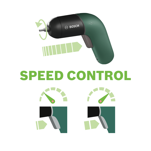 Дрель-шуруповерт Li-Ion 3,6 В Bosch IXO VI (06039C7020), фото , изображение 3 | SNABZHENIE.com.ua