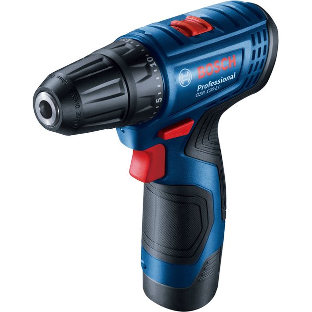 Дрель-шуруповерт Bosch GSR 120 LI 12 В + фонарь GLI 12V-300, фото  | SNABZHENIE.com.ua