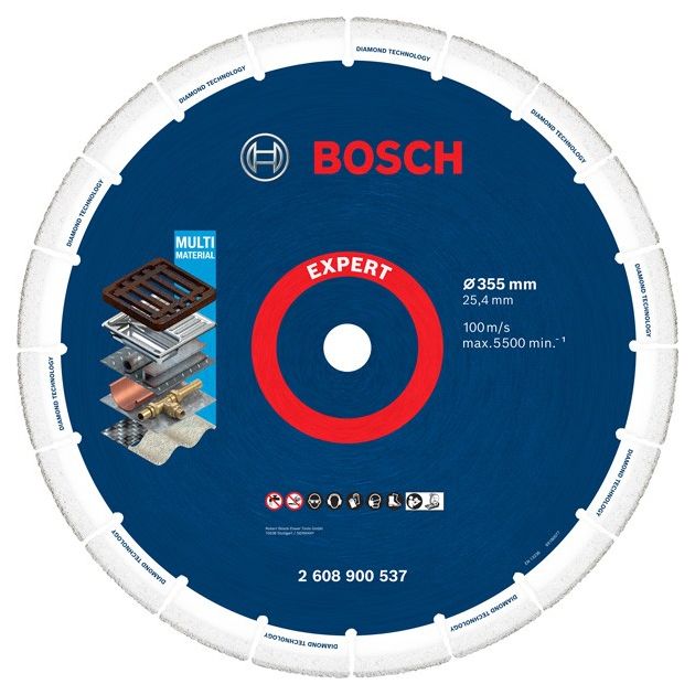 Алмазный круг BOSCH 355x25,4 мм (2608900537), фото  | SNABZHENIE.com.ua