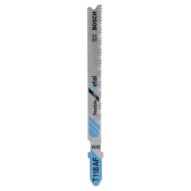 Полотно для лобзика Bimetall T 118 AF Flexible for Metal BOSCH, фото  | SNABZHENIE.com.ua