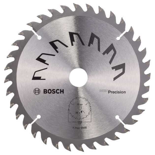 Пильний диск PRECISION 160 х 20 мм, 36 зубців BOSCH (2609256856), фото  | SNABZHENIE.com.ua