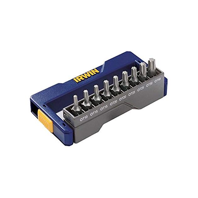 Набор бит 9+1 в футляре IRWIN (T10/T15/T20/T25/T30/T40), фото  | SNABZHENIE.com.ua