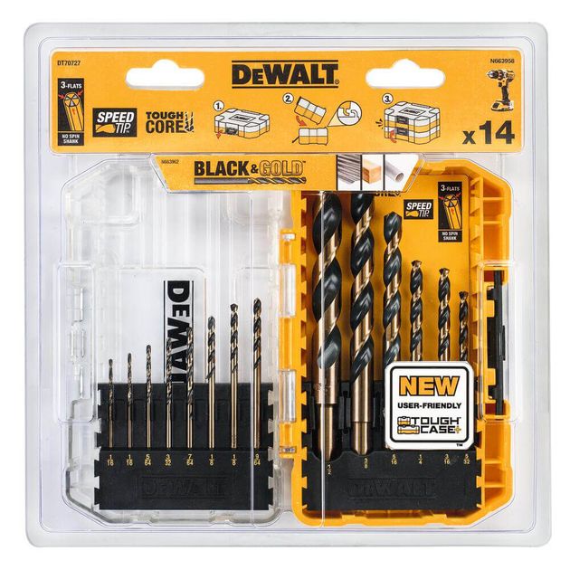 Набір сверел по металу DeWALT DT70727, фото , зображення 2 | SNABZHENIE.com.ua Набір сверел по металу DeWALT DT70727, фото , зображення 2 | SNABZHENIE.com.ua