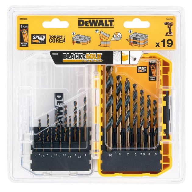 Сверла по металлу DeWALT DT70728, 8 шт., фото , изображение 11 | SNABZHENIE.com.ua Сверла по металлу DeWALT DT70728, 8 шт., фото , изображение 11 | SNABZHENIE.com.ua