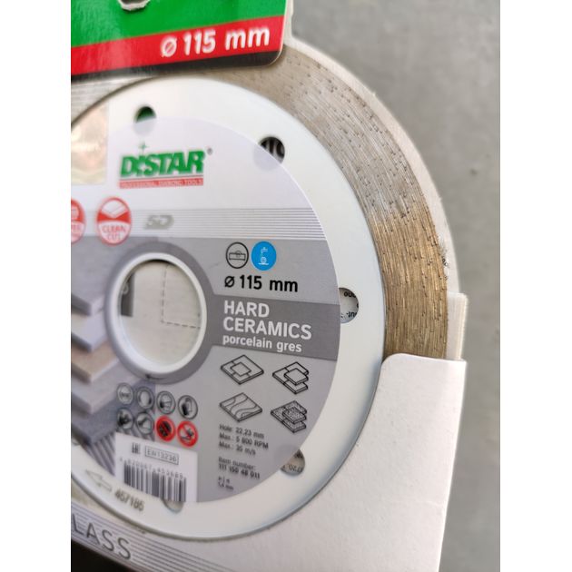 Диск алмазный отрезной DISTAR Hard ceramics 115 мм 22,23 мм, фото , изображение 6 | SNABZHENIE.com.ua