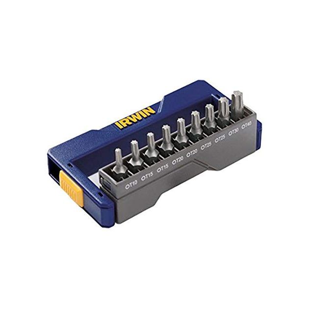 Набір біт у футлярі 9+1 (T10/2xT15/2xT20/2xT25/T30/T40), IRWIN, фото  | SNABZHENIE.com.ua