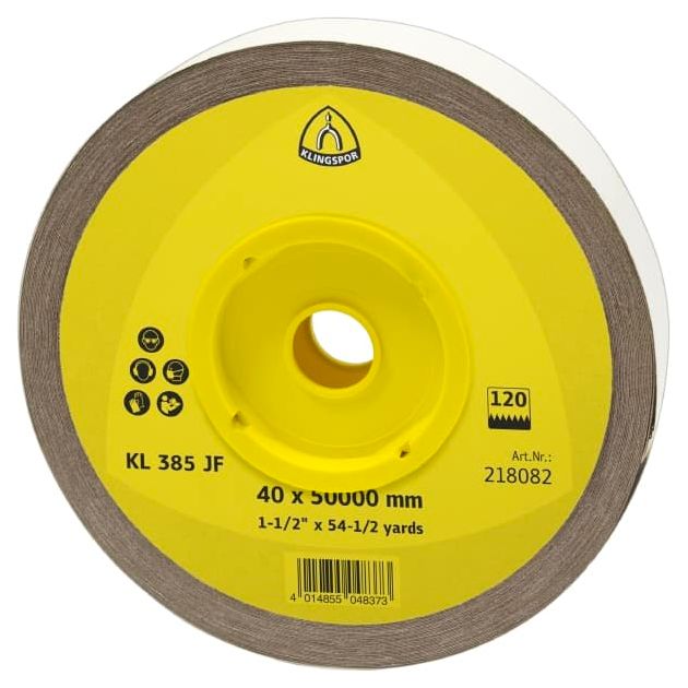 Рулон на тканевой основе для металла KL 385 JF 50x50 мм К100 Klingspor, фото  | SNABZHENIE.com.ua