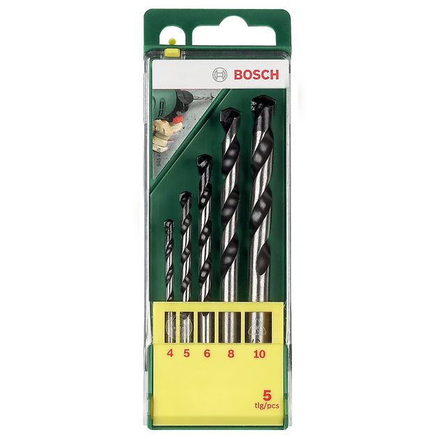 Сверла по бетону 5 шт BOSCH (2607019444), фото , изображение 2 | SNABZHENIE.com.ua Сверла по бетону 5 шт BOSCH (2607019444), фото , изображение 2 | SNABZHENIE.com.ua