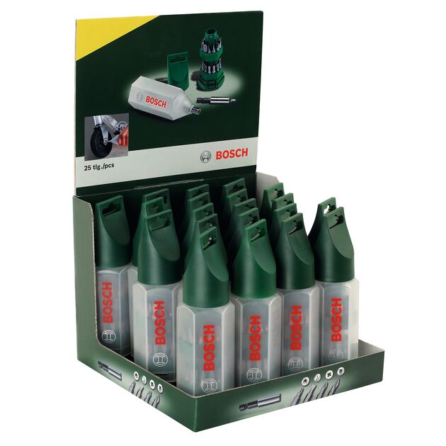 Набор бит BOSCH 25шт с держателем (2607019503), фото , изображение 2 | SNABZHENIE.com.ua