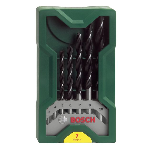 Набор сверл по дереву BOSCH 3-10 мм, 7 шт (2607019580), фото , изображение 2 | SNABZHENIE.com.ua Набор сверл по дереву BOSCH 3-10 мм, 7 шт (2607019580), фото , изображение 2 | SNABZHENIE.com.ua
