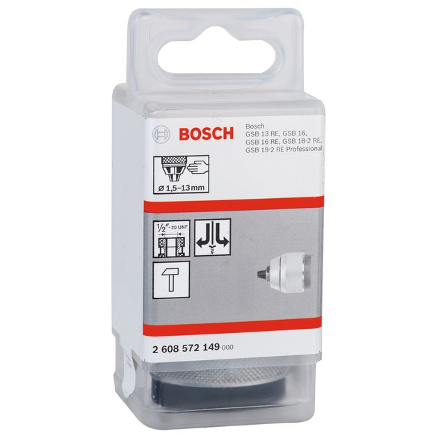 Быстрозажимной сверлильный патрон BOSCH 1/2, 1,5 - 13 мм, фото , изображение 4 | SNABZHENIE.com.ua Быстрозажимной сверлильный патрон BOSCH 1/2, 1,5 - 13 мм, фото , изображение 4 | SNABZHENIE.com.ua