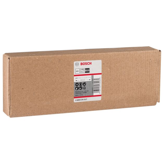 Зубило пикообразное 250 мм, ECO SDS-plus, 10 шт, BOSCH, фото , изображение 3 | SNABZHENIE.com.ua