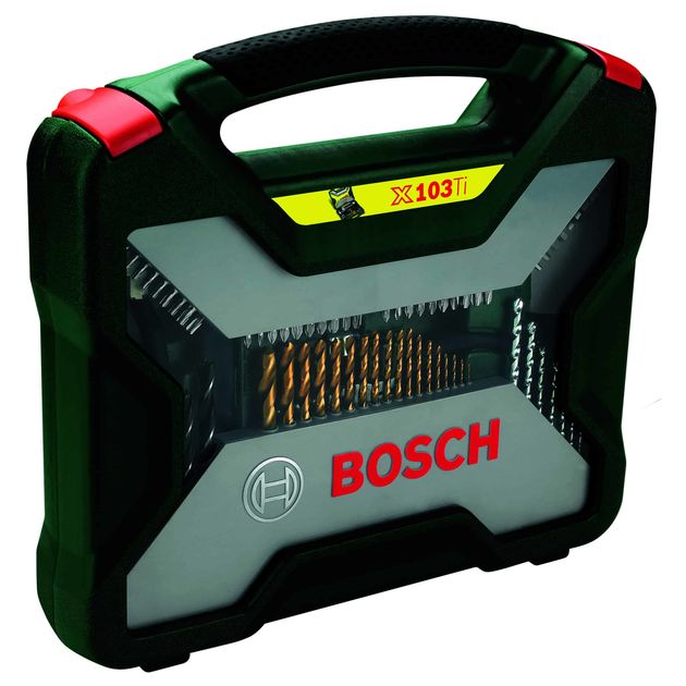 Набор принадлежностей X-LINE-103 TITANIUM, 34 предмета, BOSCH, фото , изображение 2 | SNABZHENIE.com.ua