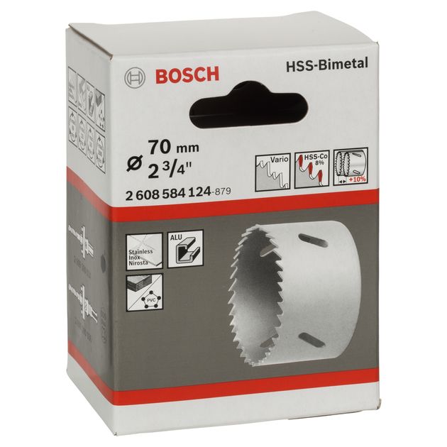 Коронка 70 мм по дереву та металу STANDARD BOSCH (2608584124), фото , зображення 3 | SNABZHENIE.com.ua Коронка 70 мм по дереву та металу STANDARD BOSCH (2608584124), фото , зображення 3 | SNABZHENIE.com.ua