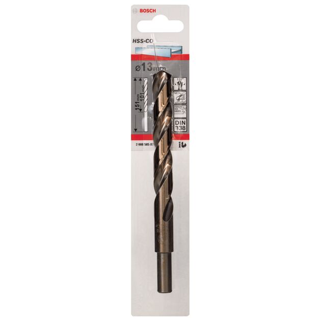 Сверло по металлу HSS-CO 13 мм BOSCH (1 шт.), фото , изображение 3 | SNABZHENIE.com.ua