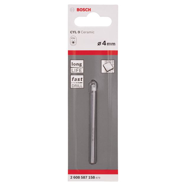 Сверло 4x70 мм для керамической плитки BOSCH (CYL-9, 2608587158), фото , изображение 3 | SNABZHENIE.com.ua