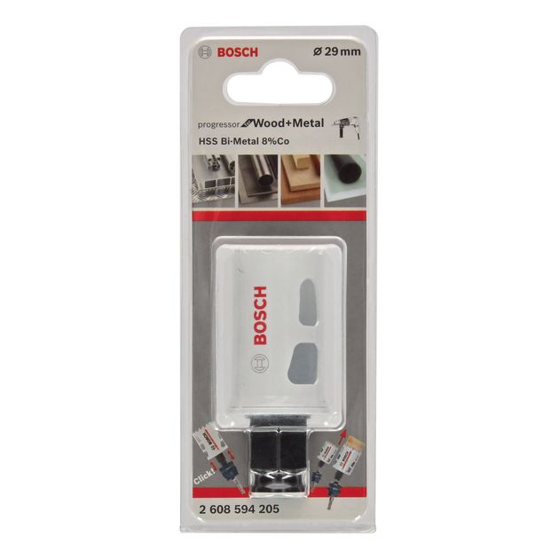 Коронка 29 мм по дереву и металлу PROGRESSOR BOSCH (2608594205), фото , изображение 2 | SNABZHENIE.com.ua