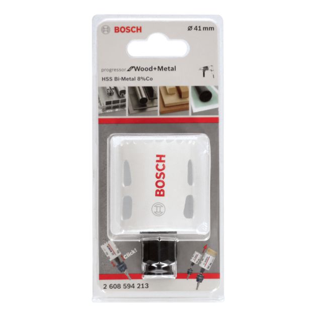 Коронка 41 мм по дереву и металлу PROGRESSOR BOSCH (2608594213), фото , изображение 3 | SNABZHENIE.com.ua