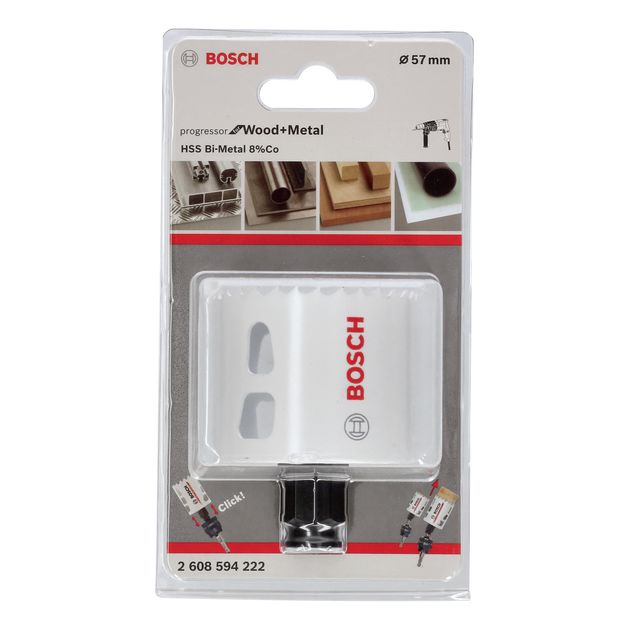 Коронка 57 мм по дереву и металлу PROGRESSOR NEW BOSCH, фото , изображение 3 | SNABZHENIE.com.ua Коронка 57 мм по дереву и металлу PROGRESSOR NEW BOSCH, фото , изображение 3 | SNABZHENIE.com.ua