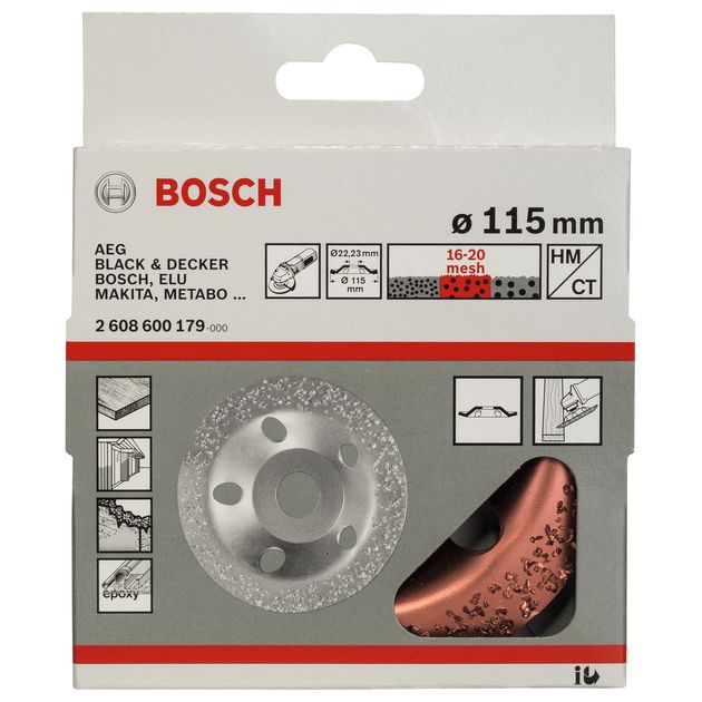 Алмазний чашечний шліфкруг 115 мм Середня кутова Bosch (2608600179), фото , зображення 2 | SNABZHENIE.com.ua Алмазний чашечний шліфкруг 115 мм Середня кутова Bosch (2608600179), фото , зображення 2 | SNABZHENIE.com.ua