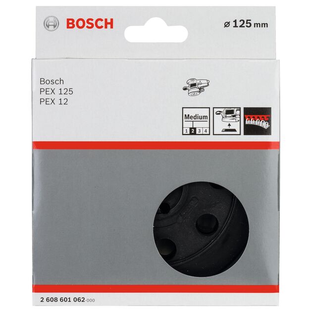 Шлифплатформа середня 125мм PEX BOSCH (2608601062), фото , зображення 3 | SNABZHENIE.com.ua Шлифплатформа середня 125мм PEX BOSCH (2608601062), фото , зображення 3 | SNABZHENIE.com.ua