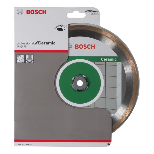 Алмазний відрізний круг 200 x 25,4 мм для керамічної плитки Standard for Ceramic BOSCH (2608602537), фото , зображення 4 | SNABZHENIE.com.ua Алмазний відрізний круг 200 x 25,4 мм для керамічної плитки Standard for Ceramic BOSCH (2608602537), фото , зображення 4 | SNABZHENIE.com.ua