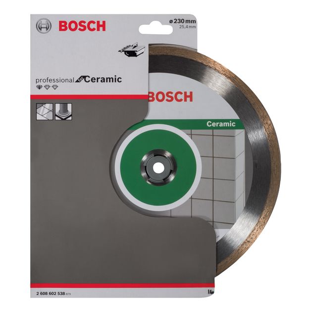 Алмазний відрізний круг 230 x 25,4 мм для керамічної плитки Standard for Ceramic BOSCH (2608602538), фото , зображення 3 | SNABZHENIE.com.ua Алмазний відрізний круг 230 x 25,4 мм для керамічної плитки Standard for Ceramic BOSCH (2608602538), фото , зображення 3 | SNABZHENIE.com.ua