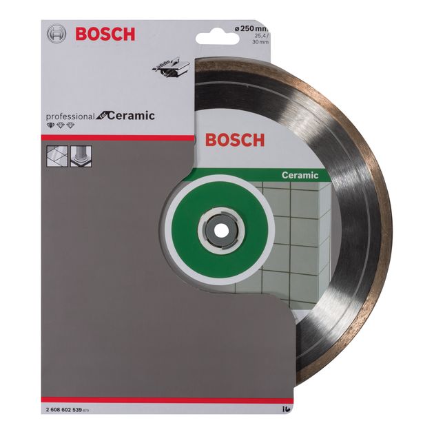 Алмазний відрізний круг 250 x 30/25,4 мм для керамічної плитки Standard for Ceramic BOSCH (2608602539), фото , зображення 3 | SNABZHENIE.com.ua Алмазний відрізний круг 250 x 30/25,4 мм для керамічної плитки Standard for Ceramic BOSCH (2608602539), фото , зображення 3 | SNABZHENIE.com.ua