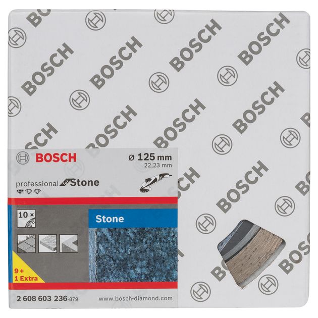 Алмазный отрезной круг 125 мм, 10 шт, BOSCH (2608603236), фото , изображение 4 | SNABZHENIE.com.ua Алмазный отрезной круг 125 мм, 10 шт, BOSCH (2608603236), фото , изображение 4 | SNABZHENIE.com.ua