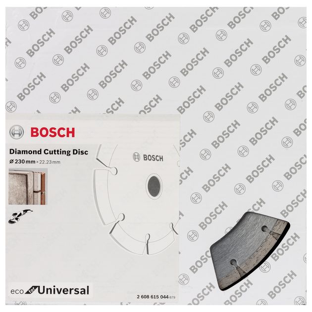 Алмазний відрізний круг 230 мм x 22,23 мм, ECO for Universal, 10 шт, BOSCH (2608615044), фото , зображення 3 | SNABZHENIE.com.ua Алмазний відрізний круг 230 мм x 22,23 мм, ECO for Universal, 10 шт, BOSCH (2608615044), фото , зображення 3 | SNABZHENIE.com.ua