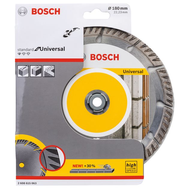 Алмазный диск Bosch Standard Universal 180 x 22,23 мм (2608615063), фото , изображение 3 | SNABZHENIE.com.ua